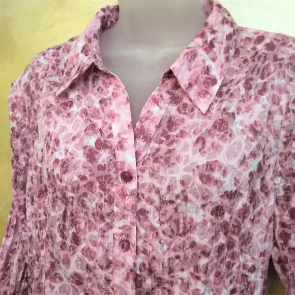 3/4 Sleeve Blouse by JM Collection EUC 10P - Picture 3 of 4